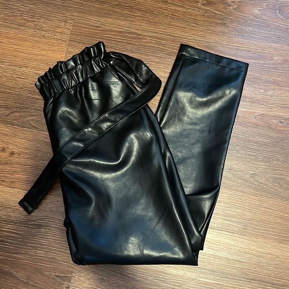 Bagatelle Faux Leather Pants (NEVER WORN) - Picture 3 of 4